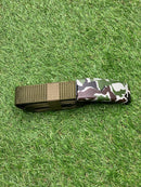 Cinto Tático Camuflado com Faca Velada AT02