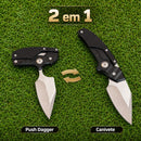 Canivete Conversível Push Dagger 2 em 1 – CJ-200