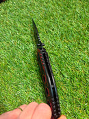 Canivete Tático Semi Automático Cabo Vazado ZD-309