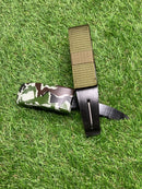 Cinto Tático Camuflado com Faca Velada AT02