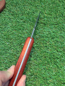 Faca Full Tang Padrão Damasco a Laser Bainha Premium BM-DJ225