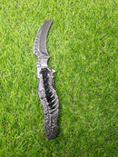 Canivete Caveira Full Metal Lâmina Curva Karambit TC01
