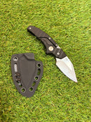 Canivete 2 em 1 Push Dagger Aço D2 com Coldre em Polímero TATICA-SC-B
