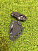 Canivete 2 em 1 Push Dagger Aço D2 com Coldre em Polímero TATICA-SC-B