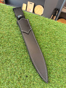 Espada Gládio Adaga de Dois Gumes com Cabo G10 e Bainha Premium de Couro – SLK-YX47