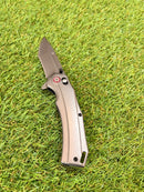 Canivete Dobrável Semiautomático com trava "Axis Lock" OIF-A057