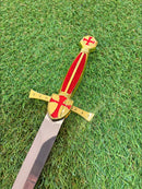 Adaga Templária Medieval Dourada com Bainha ADAGA-C
