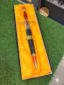 Adaga Templária Medieval Dourada com Bainha ADAGA-C