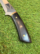 Faca de Churrasco Casqueadeira Full Tang  com Cabo em Madeira TF01