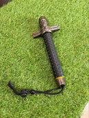 Bastão Retrátil 66cm em Liga de Zinco + Aço-Liga Preto OIF-A131