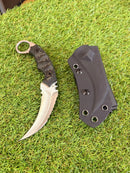 Karambit Artesanal em Aço D2 com Cabo G10 STRI-A