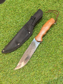 Faca Esportiva Full Tang – Cabo em Madeira Natural