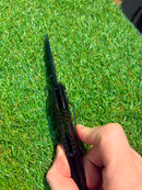 Canivete Tático Semi Automático Preto e Vermelho ZD-310V