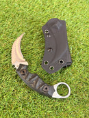 Karambit Artesanal em Aço D2 com Cabo G10 STRI-A