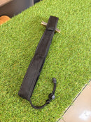 Bastão Retrátil 100cm Dourado com Empunhadura Emborrachada e Guarda Ajustável OIF-A138
