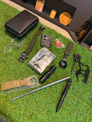 Kit de Sobrevivência Outdoor 11 em 1 com Case Impermeável YF-063