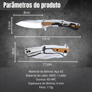 Canivete Semiautomático 19cm Aço Especial D2 - KER-2095