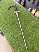 Bastão Retrátil 66cm Prata com Cabo Emborrachado OIF-A130
