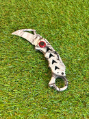 Karambit Camuflado Compacto com Clip de Bolso HZ-06-0898