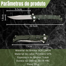 Canivete Slim Tático 22,5cm em Aço 8Cr13MoV com Cabo em Polímero GFN FP-09-VR
