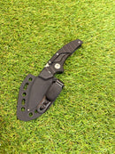 Canivete 2 em 1 Push Dagger Aço D2 com Coldre em Polímero TATICA-SC-B