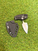 Canivete 2 em 1 Push Dagger Aço D2 com Coldre em Polímero TATICA-SC-B