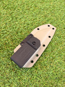 Faca Tática Full Tang + Bainha Kydex com Clip Ajustável – GD-A11 Cáqui