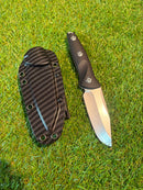Faca Tática Full Tang no Aço M390 Cabo G10 Coldre Kydex TATICA-PL-D-P