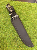 Faca Premium Estilo Damasco com Cabo em Madeira Natural HA-189