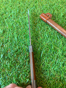 Mini Faca Estilo Tantō Japonesa com Bainha em Madeira CJ-253