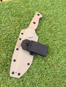 Faca Tática Full Tang + Bainha Kydex com Clip Ajustável – GD-A11 Cáqui
