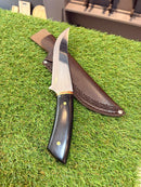 Faca de Churrasco Casqueadeira Full Tang  com Cabo em Madeira TF01